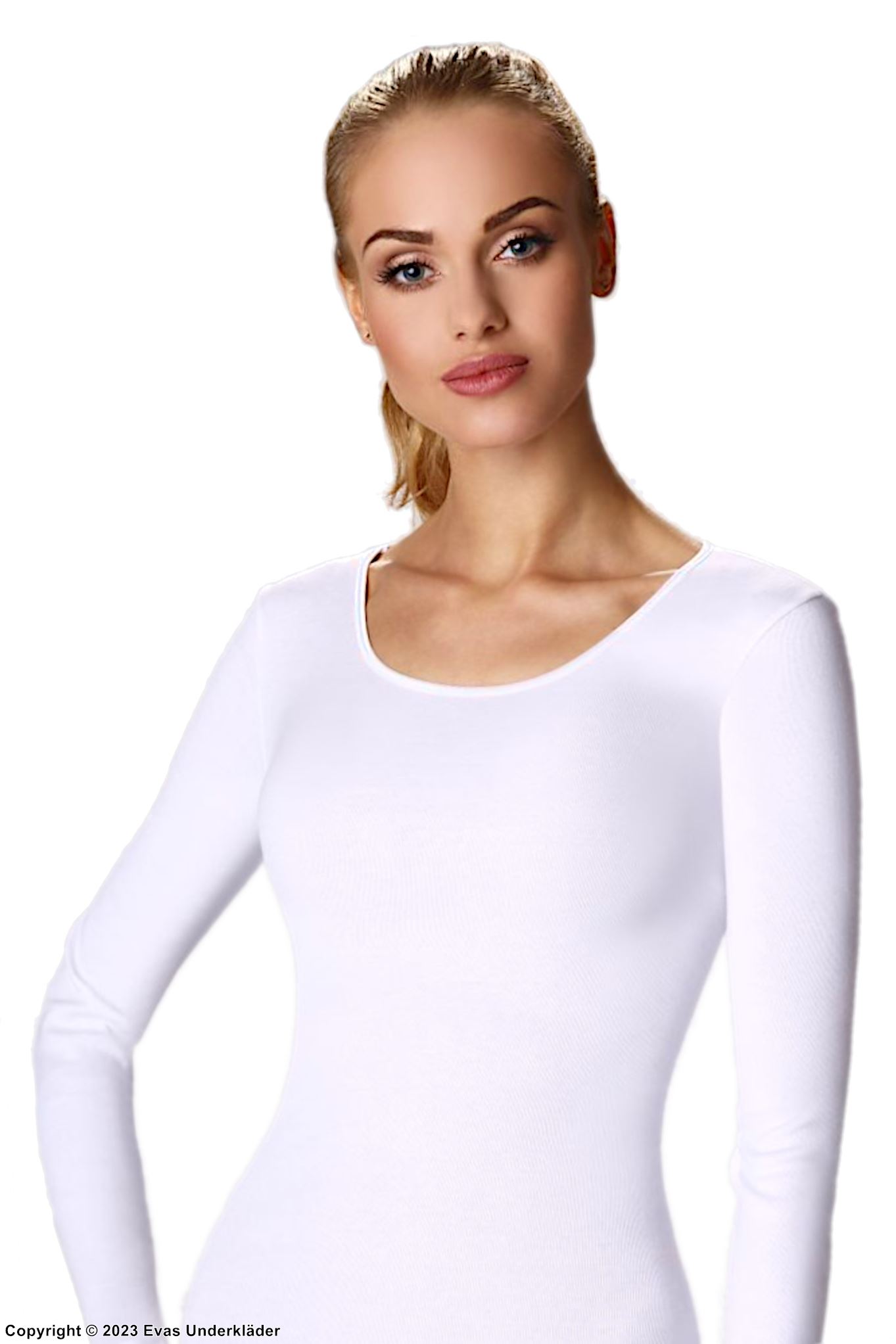 Long sleeve top, high quality cotton